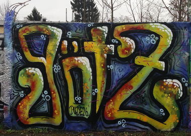 Graffiti Wall in Köln - Photo by Pentabarf - cgn, cologne, Köln (2018)