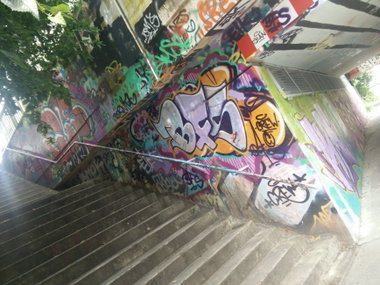 Graffiti Wall in Deutschland - Photo by Pentabarf - brühl, walloffame, bfs (2016)