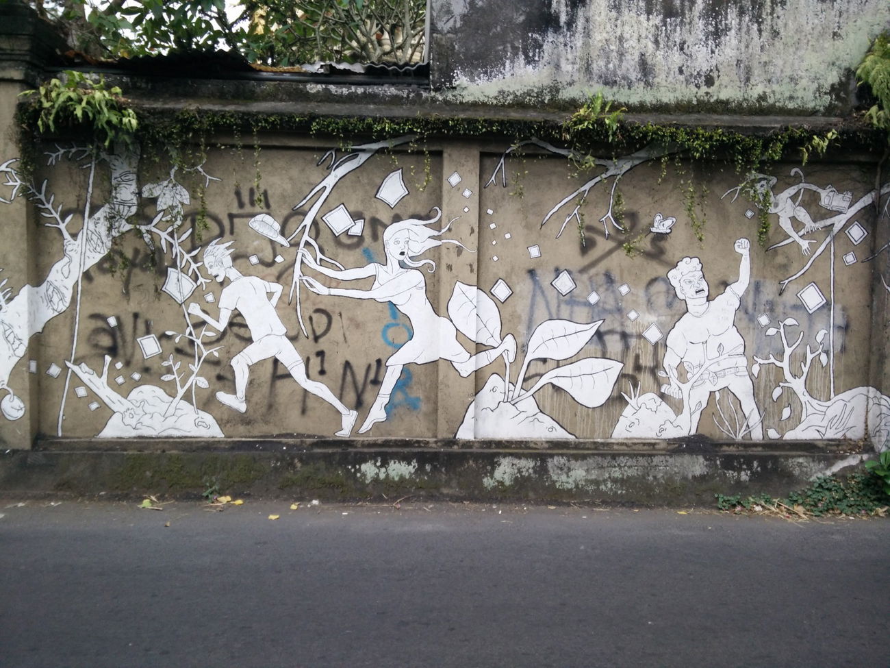 Graffiti Street Art in Indonesia - Photo by Pentabarf - indonesia, indonesien, ubud