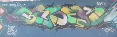 Graffiti Wall in Amsterdam - Photo by Pentabarf - amsterdam, flevopark