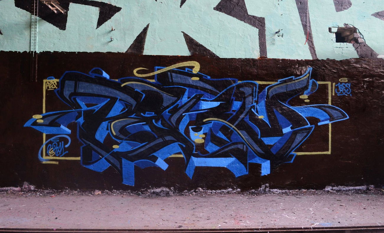 Graffiti Wall - Photo by PermArt - rostock, perm, graffiti (2017)