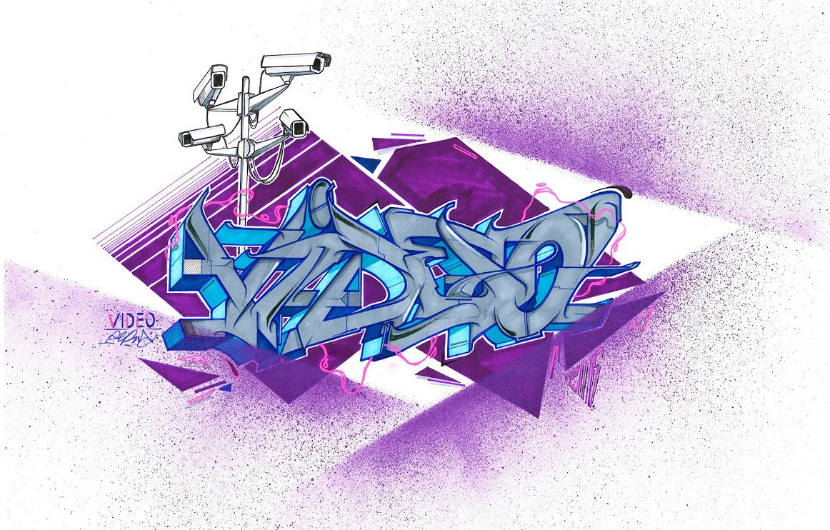 Graffiti Sketch - Photo by PermArt - sketch, video, paper (2016)
