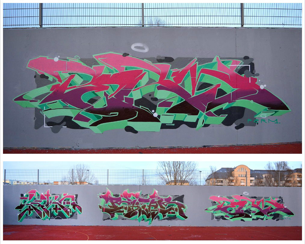 Graffiti Wall - Photo by PermArt - rostock, clean, wallday (2018)