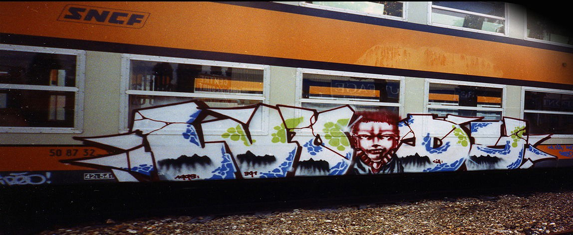 Graffiti Train - Photo by Perry - Woody, Graffiti, Train (1993)
