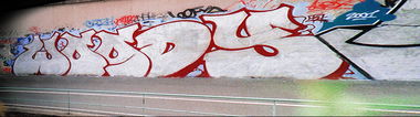 Graffiti Wall - Photo by Perry - Woody, Graffiti, Paris (2001)