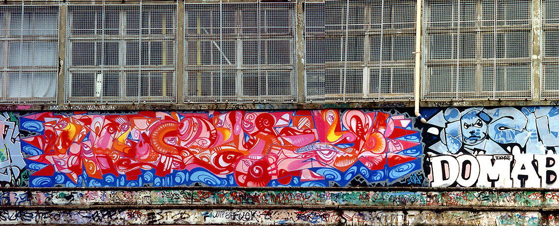 Graffiti Wall - Photo by Perry - Woody, Graffiti, Paris (1994)