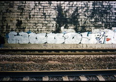 Graffiti Wall - Photo by Perry - Woody, Graffiti, Paris (1996)
