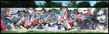 Graffiti Wall - Photo by Perry - Woody, Graff, Graffiti (1996)