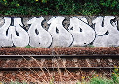 Graffiti Wall - Photo by Perry - Woody, Graffiti, Paris (2000)