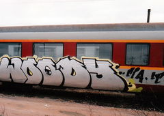 Graffiti Train - Photo by Perry - Woody, Graffiti, train (1999)