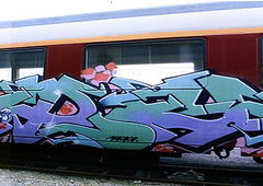 Graffiti Train - Photo by Perry (1999)