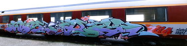 Graffiti Train - Photo by Perry (1999)