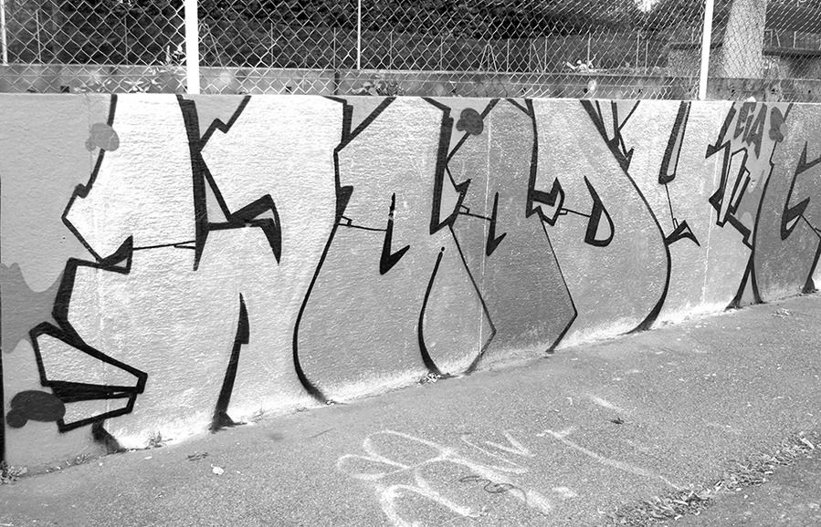 Graffiti Wall - Photo by Perry - Woody, Graffiti, Paris (2014)