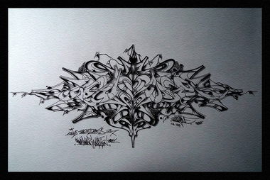 Graffiti Sketch - Photo by Perry - Woody, Graffiti, sketch (2016)