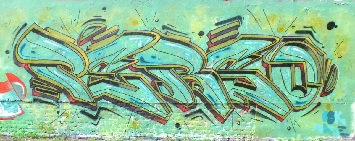 Graffiti Wall in Berlin - Photo by Perso - Perso, OSK, Skandal