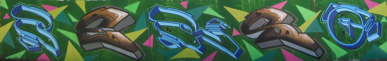 Graffiti Wall in Dornbirn - Photo by Perso - Perso, OSK (2013)