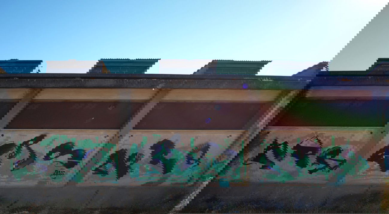 Graffiti Wall in Greece - Photo by Perso - Bran, Plam-B, Perso (2013)