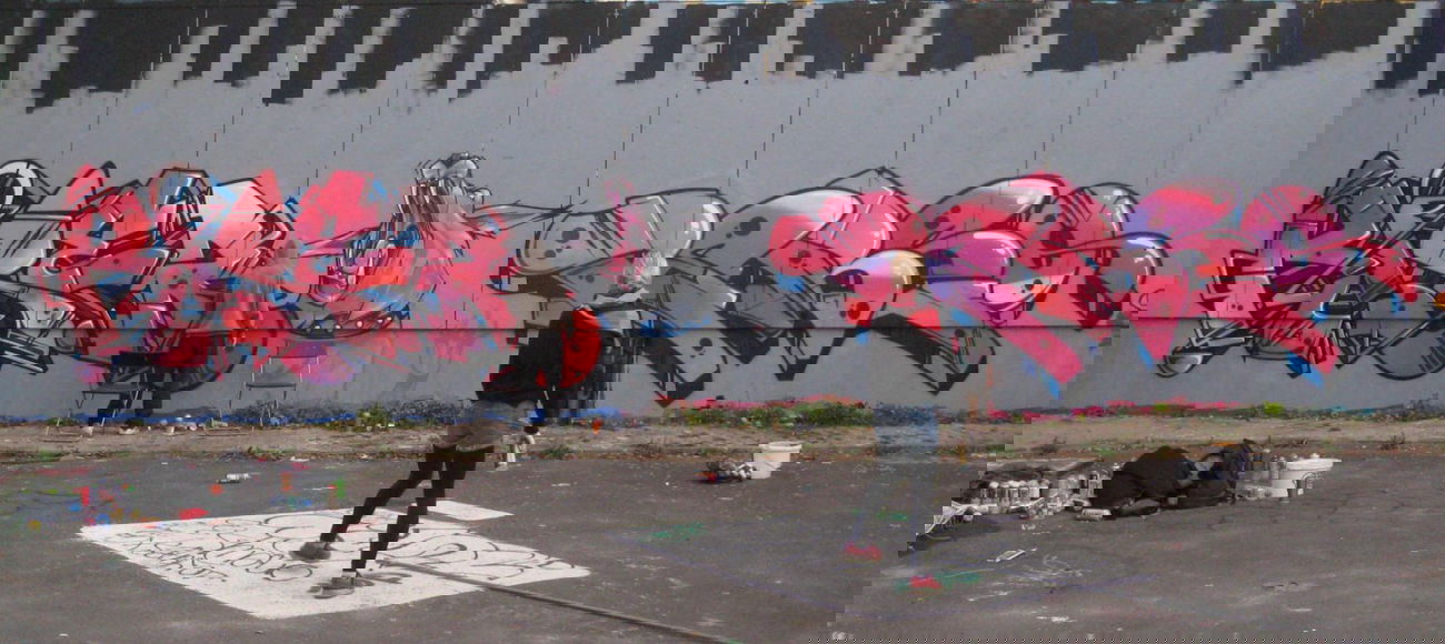 Graffiti Wall in Berlin - Photo by Perso - rise, esze, perso (2013)