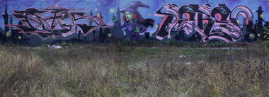 Graffiti Wall in Berlin - Photo by Perso - halloween, dhos, rise (2014)