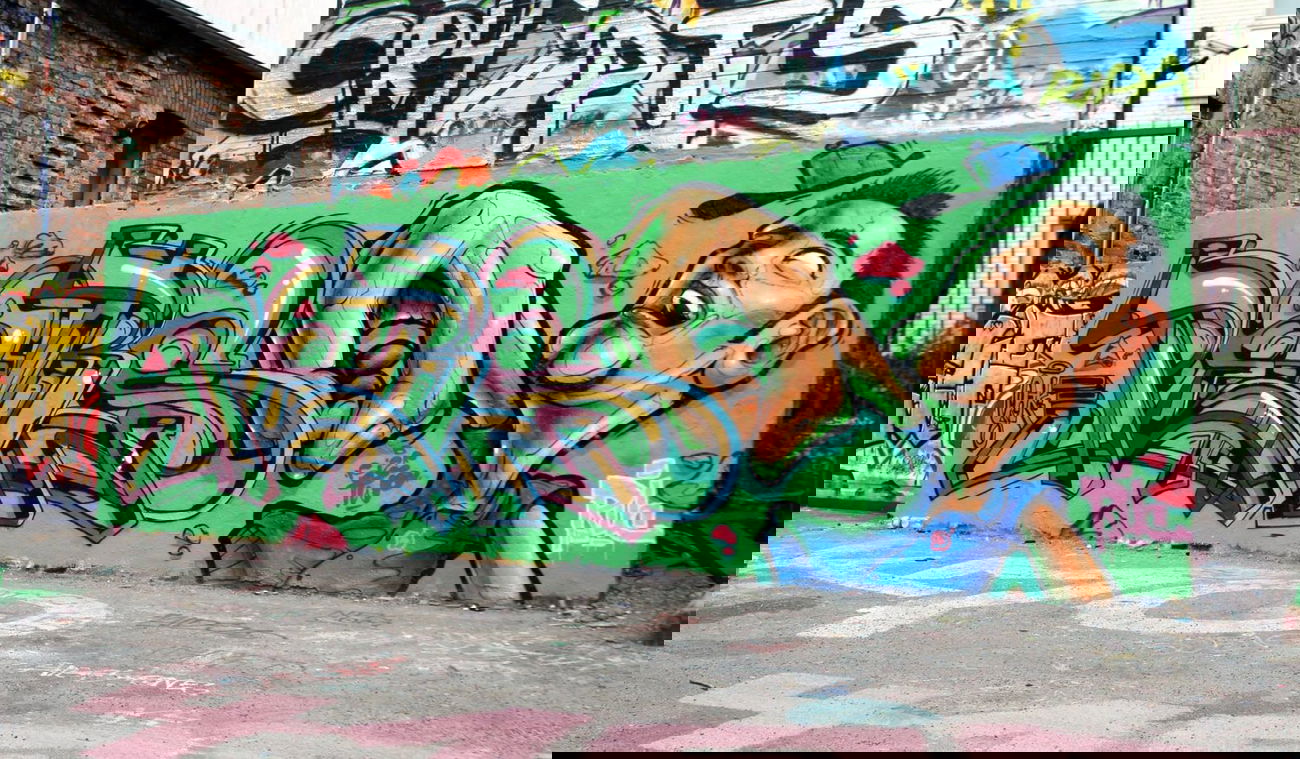 Graffiti Wall in Berlin - Photo by Perso - perso, osk, size (2015)