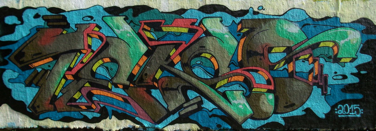 Graffiti Wall in Berlin - Photo by Perso - perso, osk, freestyle (2015)