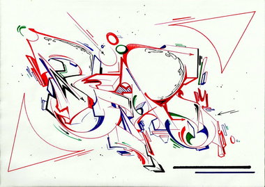 Graffiti Sketch - Photo by Petas - Petas