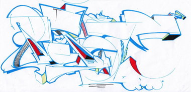 Graffiti Sketch - Photo by Petas