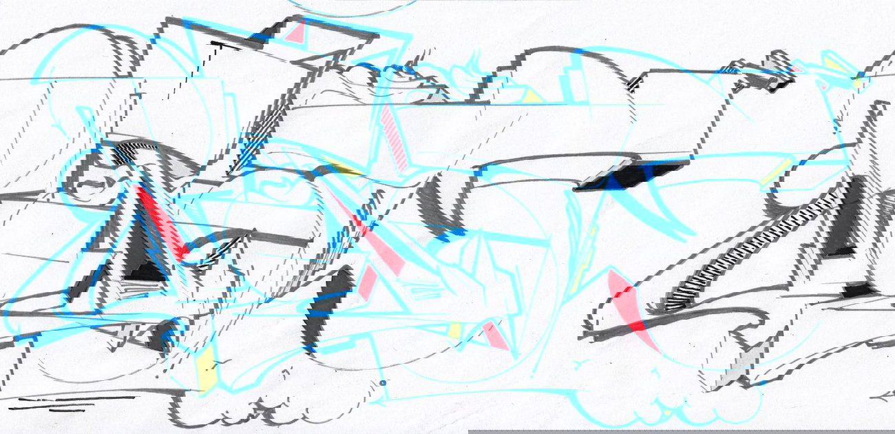 Graffiti Sketch - Photo by Petas