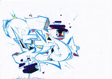 Graffiti Sketch - Photo by Petas