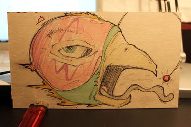 Graffiti Artwork - Photo by Petas - saarland, pappe