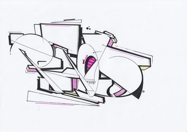 Graffiti Sketch - Photo by Petas