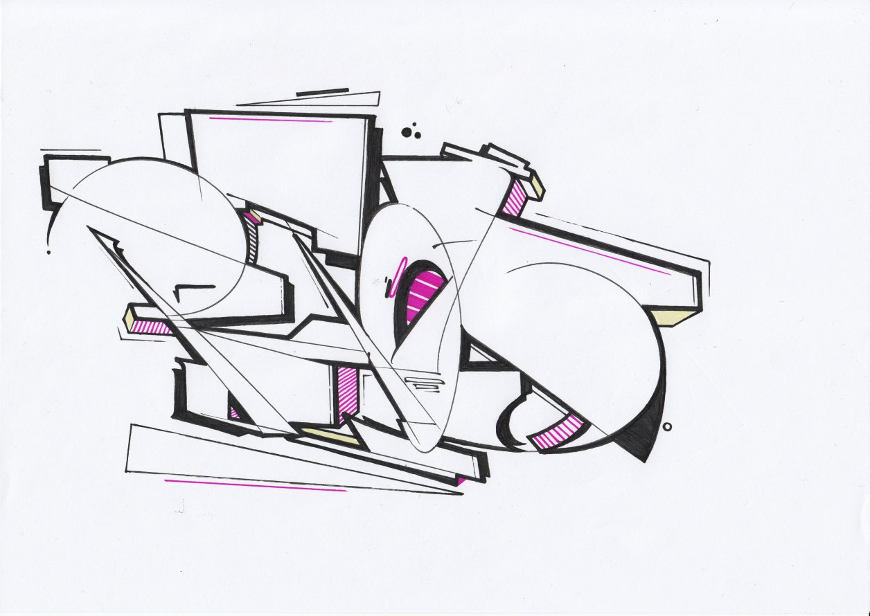 Graffiti Sketch - Photo by Petas