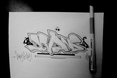 Graffiti Sketch - Photo by Petas - dcvmann