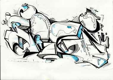 Graffiti Sketch - Photo by Petas - Siggi
