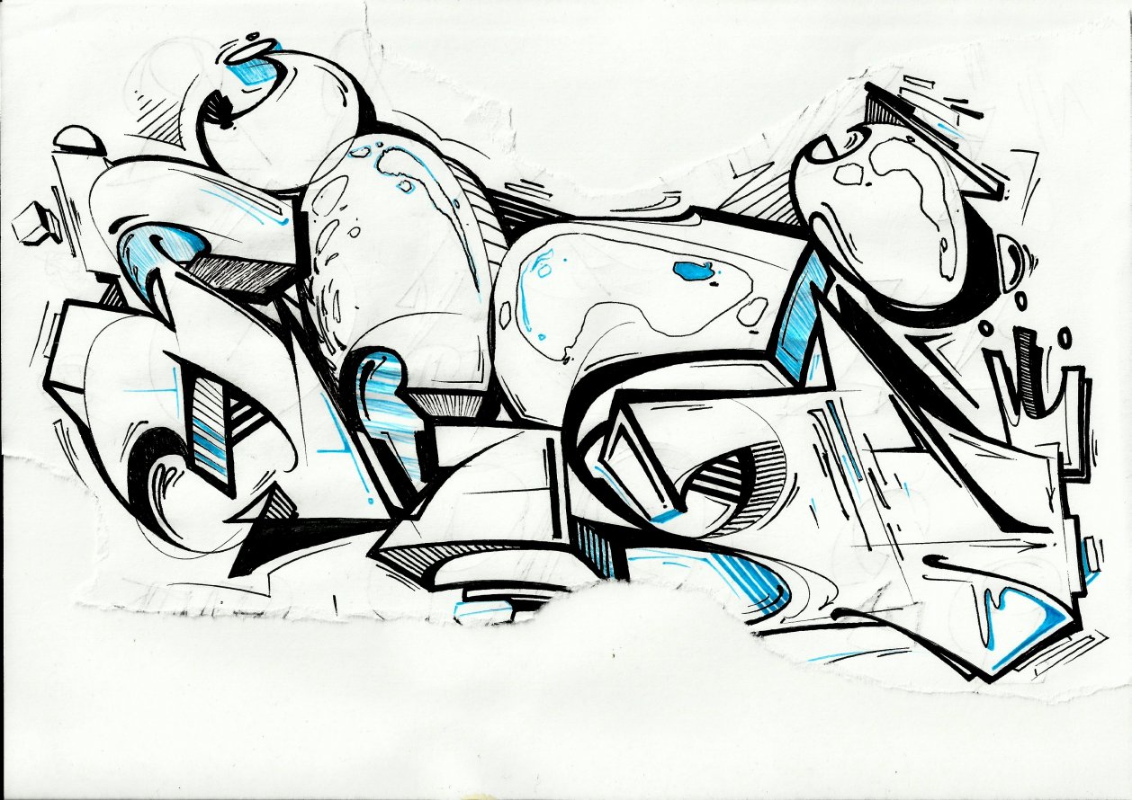 Graffiti Sketch - Photo by Petas - Siggi