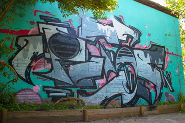 Graffiti Wall - Photo by Petas - Petas
