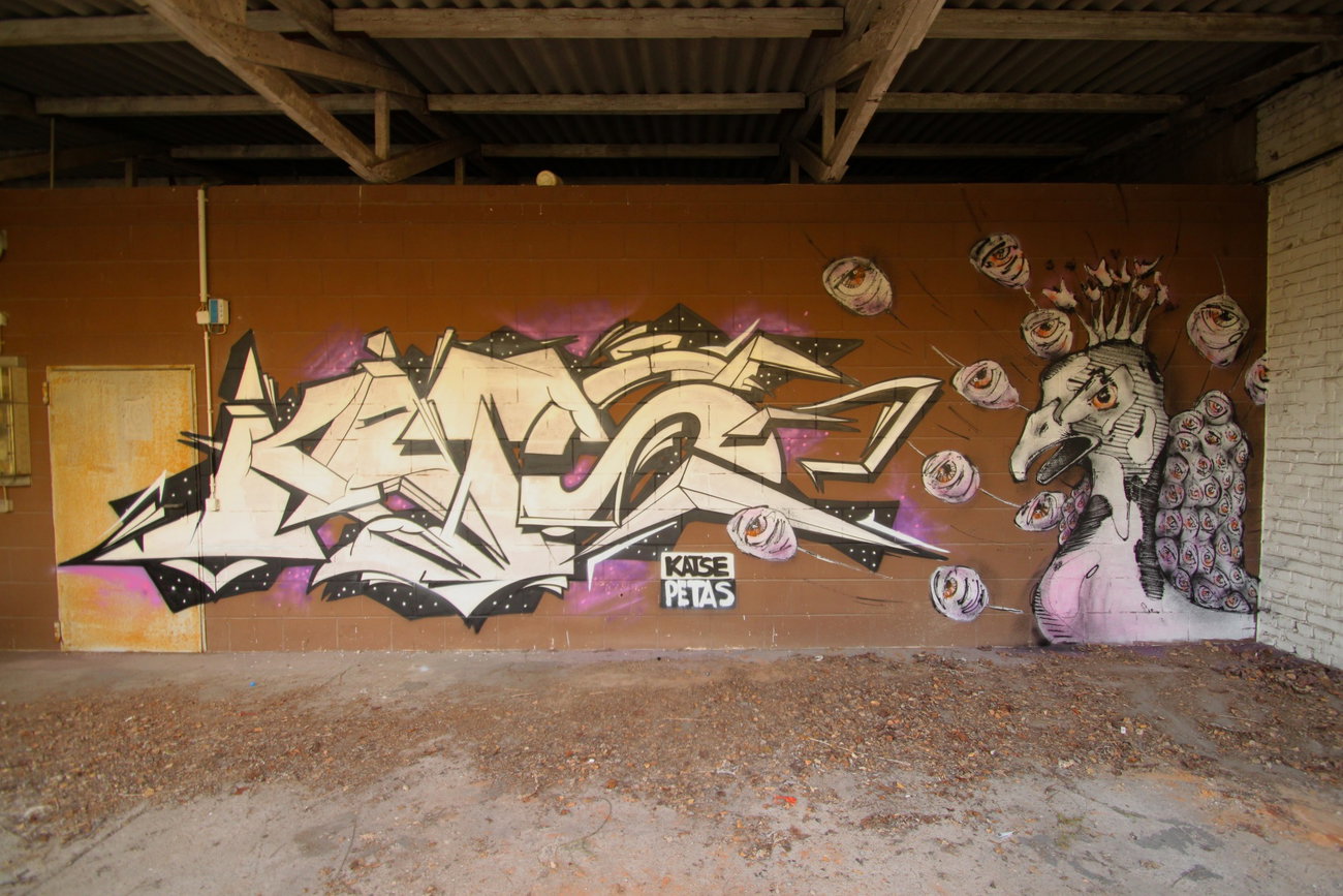 Graffiti Wall - Photo by Petas - Katse, Petas