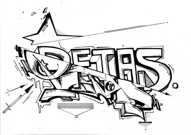 Graffiti Sketch - Photo by Petas - Petas