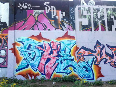 Graffiti Wall - Photo by PeterPetersen - ske