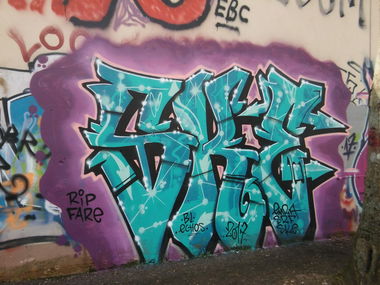 Graffiti Wall - Photo by PeterPetersen - ske