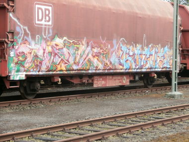 Graffiti Train - Photo by Peterock - tank, rogue, cps (2012)