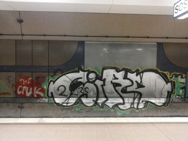 Graffiti Bombing - Photo by PetreUhlman - Ciro, Frankfurt, 2012 (2012)