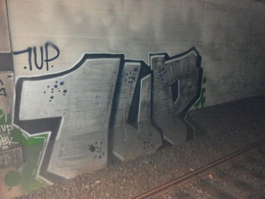 Graffiti Bombing - Photo by PetreUhlman - 1up, Frankfurt