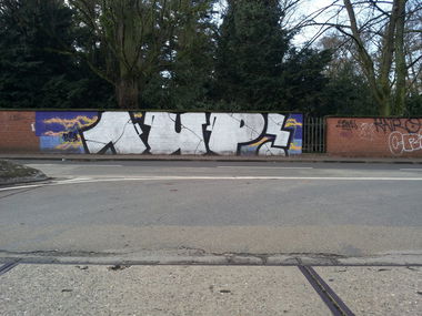 Graffiti Bombing - Photo by PetreUhlman - 1up, Dns, Frankfurt