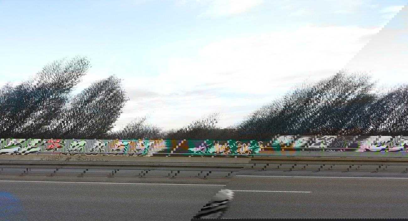 Graffiti Bombing - Photo by PetreUhlman - Bisk, Rush, Dns