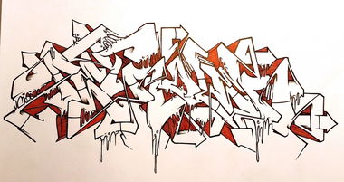 Graffiti Sketch - Photo by PetrolOne