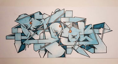 Graffiti Sketch - Photo by PetrolOne