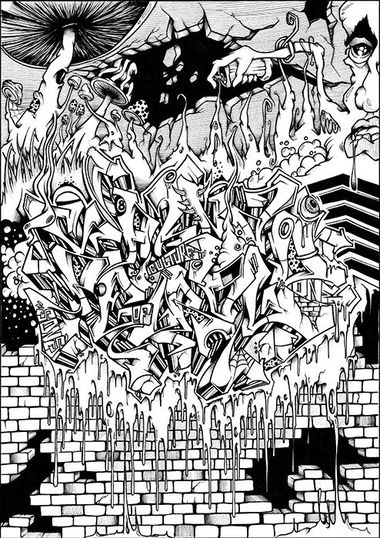 Graffiti Sketch - Photo by PetrolOne