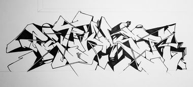 Graffiti Sketch - Photo by PetrolOne