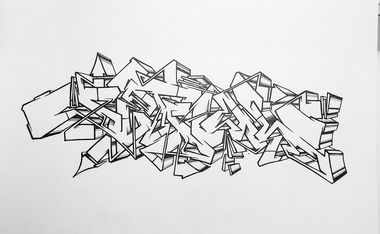 Graffiti Sketch - Photo by PetrolOne